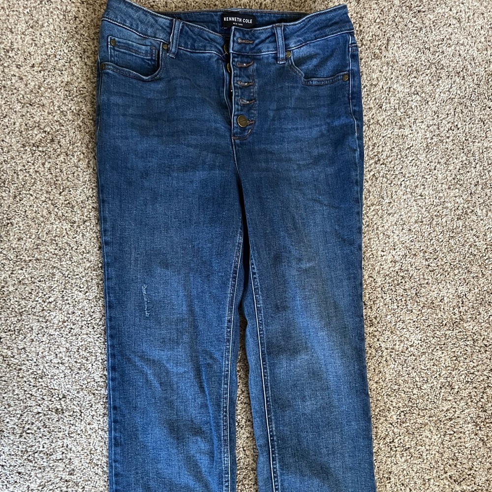 ⭐️ Firm Price ⭐️ Kenneth Cole New York Straight ankle leg jeans size 6